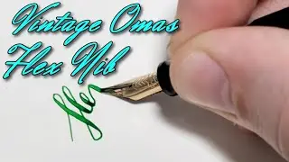 Vintage Flex Fountain Pen | Omas Extra Lucens 556/F