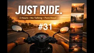 Just Ride 31: 🎞️ Scooter Ride Collage | A Conucopia of Days, Roads & Moods 🛵✨