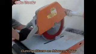 Cutting Brick Block Pavers Stone Steel with Gilatools All Cut Master Turbo Blade