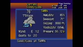 EAS Tornado Warning Downtown Saint Petersburg, Florida (Pinellas County) NOAA Weather Radio