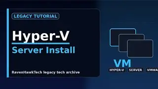 Install of Hyper V Server  2012 R2 nested in VMware ESXi