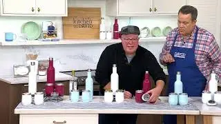 Primula 3 Piece Wine Set 25-oz Growler & (2) 12-oz Tumblers on QVC