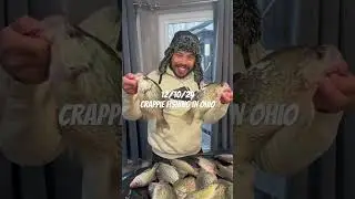 Crappie fishing in December in Ohio 12-10-24
