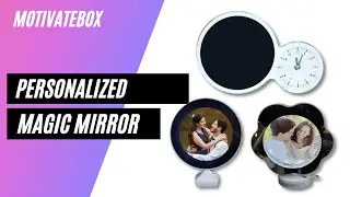Magic Mirror | Round | heart-shaped | clock | flower. Magic Mirror led photo Frame - Motivatebox