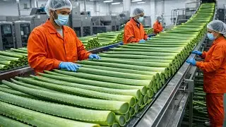 Inside an Aloe Vera Gel Factory You&rsquo;ve Never Seen