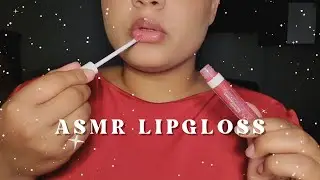 ASMR Aplicando Lipgloss (Mouth Sounds & Lipgloss Sounds) ASMR SPANISH