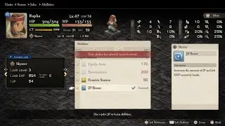 Rapha and Marach Grind JP for JP Boost | Final Fantasy Tactics TIC PS5