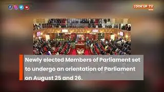 Newly elected MP's orientation of Parliament