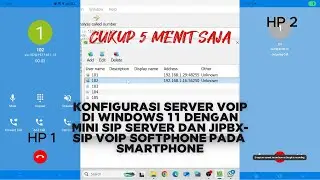 KONFIGURASI SERVER VOIP DI WINDOWS 11 DENGAN MINI SIP SERVER DAN JIPBX-SIP VOIP SOFTPHONE&nbsp;PADA&nbsp;HP
