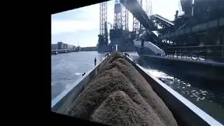 Zandoverslag zeevaart naar binnenvaart
