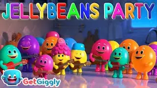 Jellybean Party Song| Magical Jellybean Song for kids | GetGiggly Nursery Rhymes and Kids Songs