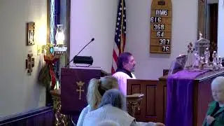 2nd Sunday of Advent at St. Paul's Marion Station 12/7/2025.