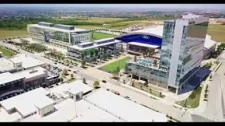 Aerial view of Dallas Cowboys HQ at The Star - 4K UHD