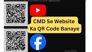 CMD Se Kisi Bhi Website Ka QR Code Kaise Banaye | curl Command #techgyanexpert