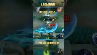 🔥 leomord damage build 😱🥵🥶 + one shot build 😱#mlbb #leomord#mobilelegends