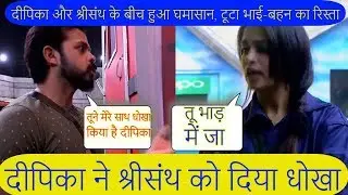 Deepika ने Sreesanth को दिया धोखा, अंतिम हफ्तों में टूटा भाई बहन का रिस्ता || Bigg Boss 12