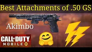 Best attachments of .50 GS | COD Mobile .50 GS best attachments