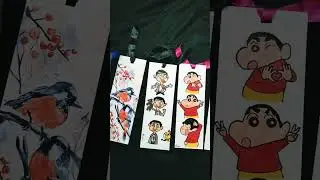 simple bookmark idea, watercolor #trending #art #viral #drawing #ytshorts #sketch #watercolor #fun
