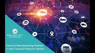 Contract Manufacturing Business 5-Year 3 Statement Financial Projection Model