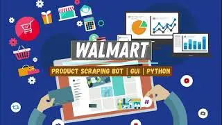Walmart Barcode Web Scraping Bot | Python | Selenium | GUI