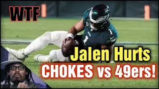 Jalen Hurts CHOKES in Playoffs vs 49ers! He is OVERRATED! #jalenhurts  #philadelphiaeagles