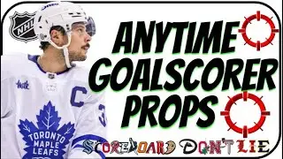 January 8 NHL Anytime Goalscorer Player Props and Analysis | #nhlpicks