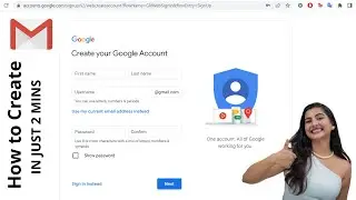 Gmail Account How to Create 2023 | How to create Gmail without phone number 