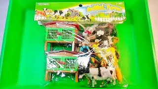 Cow Giraffe Elephant Tiger Panda Rhinoceros Animal Toys, Asmr