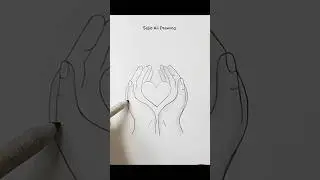 #Drawing #shortvideo #drawingvideo #pencildrawing #handwithheartDrawing #creativeart #pencilsketch