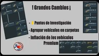&iexcl;Grandes cambios en War Thunder ! Cambios en &aacute;rbol de tecnolog&iacute;a😉 inflaci&oacute;n de veh&iacute;culos premium 💰