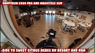 Bike ride to Sweet Citrus Acres RV Resort and Crystal River KOA Journey to see the Improvements made