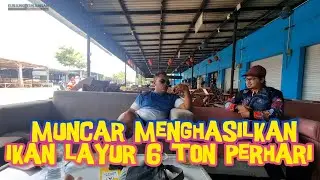 WAoO !!! 6 ton ikan layur perhari !! Para mancing mania nelayan speedjukong berdatangan kemuncar !!!