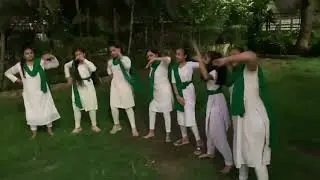 Save soil anthem presented by students of Mudra dancing Acedemy