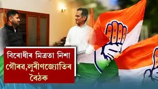 বিৰোধীৰ মিত্ৰতা, নিশা গৌৰৱ,লুৰীণজ্যোতিৰ বৈঠক