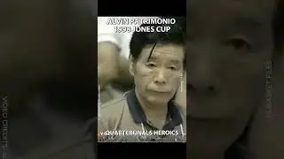 Alvin Patrimonio heroic final minutes in the 1998 Jones Cup QF  #basketball #gilas #throwback #fypシ