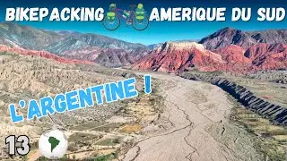 Premiers coups de pédales en Argentine ! Paysages à couper le souffle...