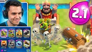 IS THIS THE FASTEST LOG BAIT DECK?   2.1 ELIXIR 🚀 (IMPOSSIBLE to Defend!)
