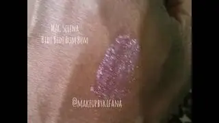 Swatch Video: MAC Selena Bidi Bidi Bom Bom Lipglass on Dark Skin