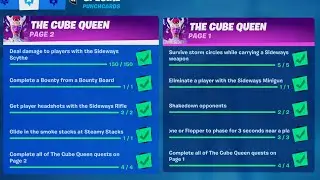 Fortnite Cube Queen ALL Challenges Guide