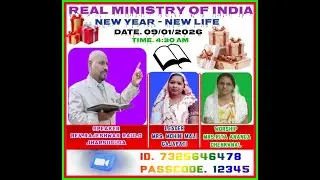 Real Ministry of India January 9th Morning Message Rev Rajeswar Raulo