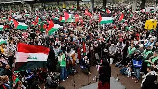 Auckland pro-Palestine march draws 20,000 calling for Gaza ceasefire