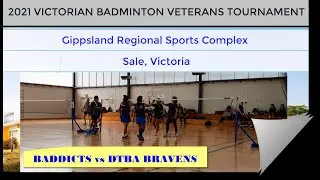 Baddicts vs. DTBA Bravens - A Grade - 1st Ladies Doubles - Veterans Badminton (Sale)