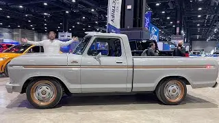 I Ride In Ford&rsquo;s Electric F-100 Eluminator Pickup For The First Time!