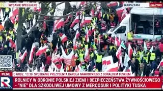 Na żywo! WIELKI PROTEST ROLNIKÓW | Wydanie Specjalne