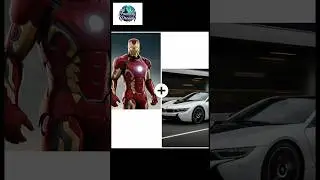 BMW i8 with Iron Man Body Kit 🥵 #BMW #ironman #transformation #modification #bmwi8