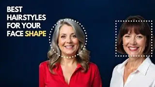Best Hairstyles for Round, Heart, Oval & Square Faces! (Instant Face Slimming & Anti-Aging) 45+