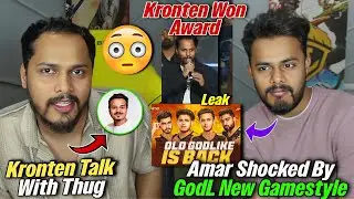 Kronten Reveal Talk With Thug🚨Amar Shocked By GodL New Playstle😳🔥Leak Kronten Won Award🥇