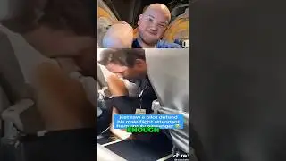 Пилот дал отпор пьяному пассажиру, защищая стюардессу!