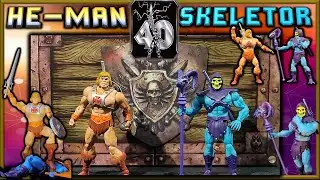 40Th Anniversary 2 Pack SDCC Exclusive He-Man & Skeletor With Metal Weapons
