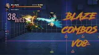 Streets of Rage 4 - Starless Blaze combos/combo routes v08 (original moveset)